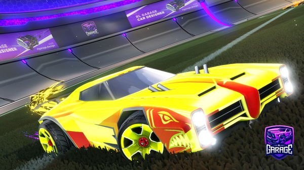 A Rocket League car design from Zarif98