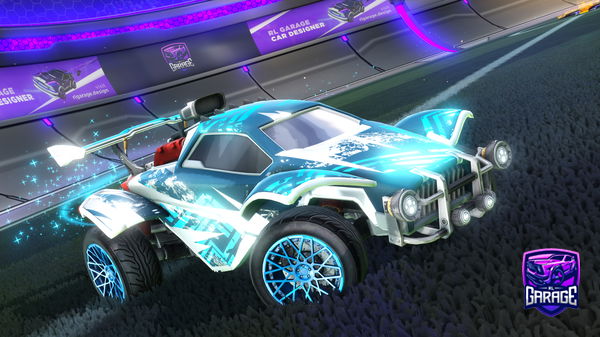 A Rocket League car design from Tommygun1235446