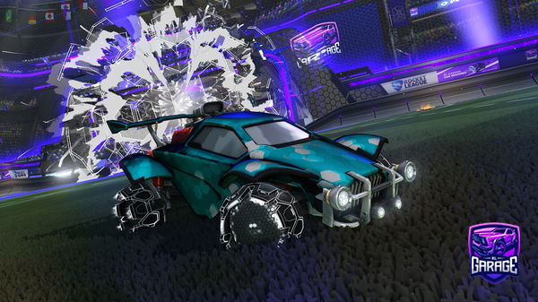 A Rocket League car design from Ibtesam