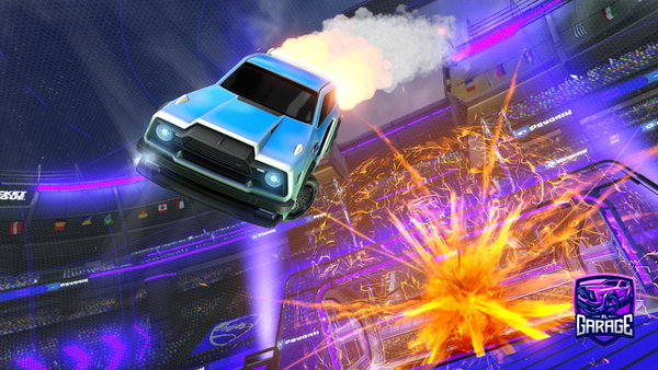 A Rocket League car design from MartinBanegas