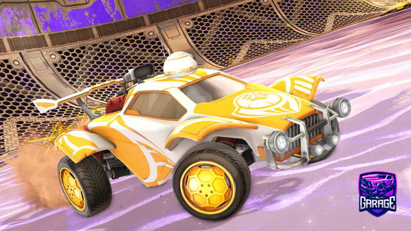 A Rocket League car design from -Mouni-