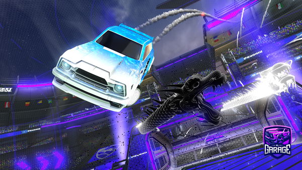 A Rocket League car design from Egg-On-Caprisun