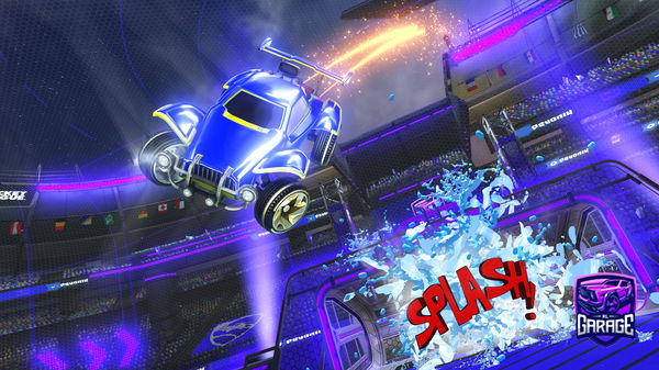 A Rocket League car design from electrobeeb