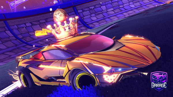 A Rocket League car design from Kitsuleft4dead