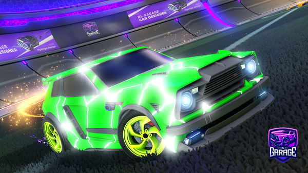 A Rocket League car design from everesti44