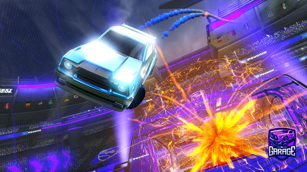 A Rocket League car design from sterb1te