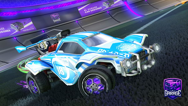 A Rocket League car design from leoshredz