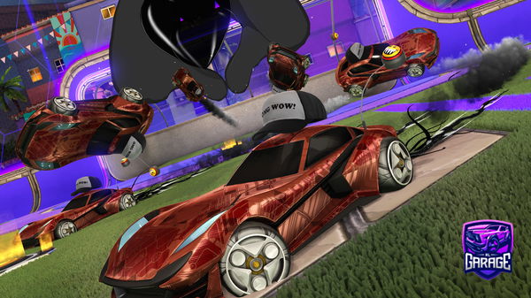 A Rocket League car design from MTGX