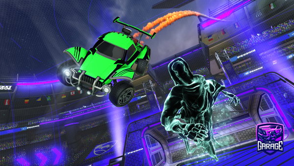 A Rocket League car design from BigD4576