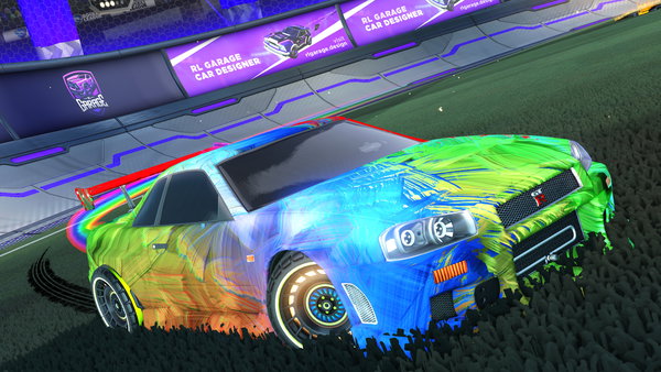 A Rocket League car design from XLCs