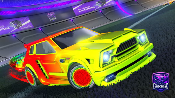 A Rocket League car design from lvrmantel