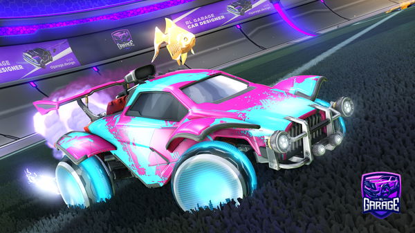 A Rocket League car design from MoistBrownie