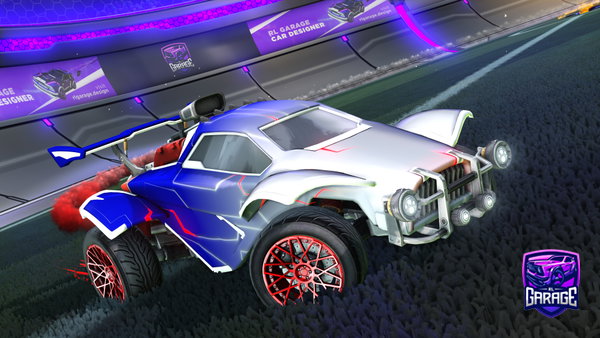 A Rocket League car design from ohemial