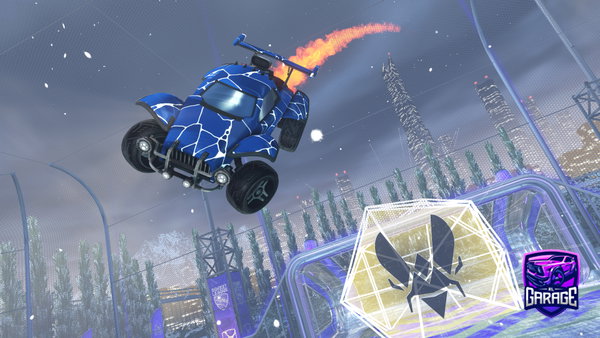 A Rocket League car design from Username333