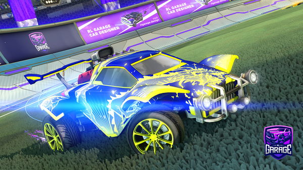 A Rocket League car design from ultimatekid8