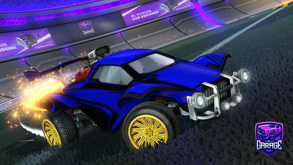 A Rocket League car design from lukeoram