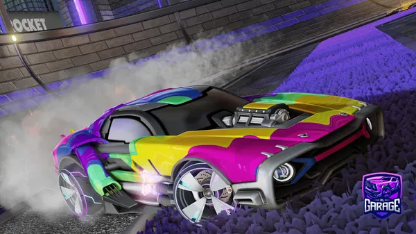 A Rocket League car design from Sp3nc3r9456