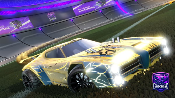 A Rocket League car design from spacevisionrrro29