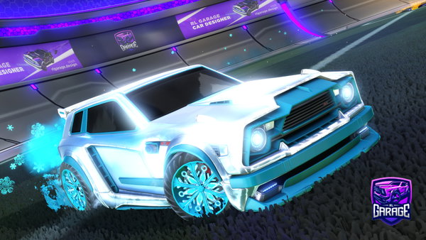 A Rocket League car design from bf107g7