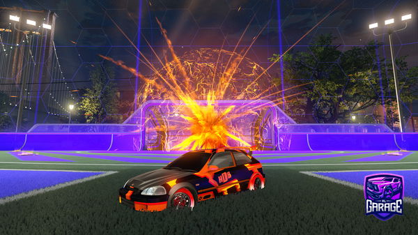 A Rocket League car design from ALxLXD01