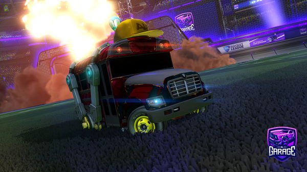 A Rocket League car design from IW7LFX