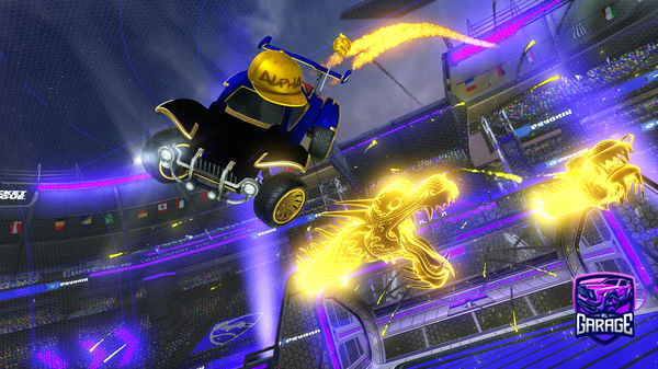 A Rocket League car design from DreamChasers