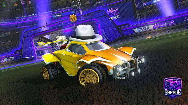 A Rocket League car design from Favoritecobra71