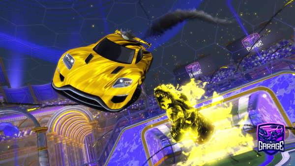 A Rocket League car design from Cafedoppio