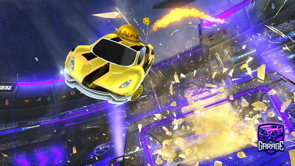 A Rocket League car design from Ieiejeje