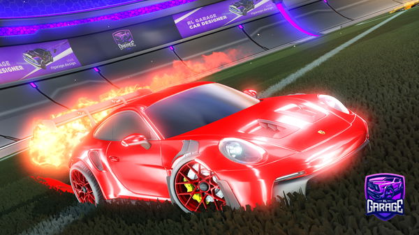 A Rocket League car design from VstarGamer