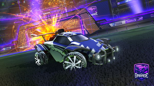 A Rocket League car design from Rickertt_013