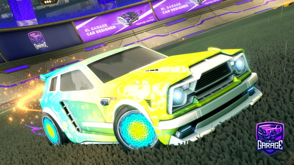 A Rocket League car design from Triztn