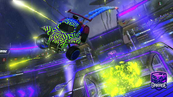 A Rocket League car design from TheFabulousFinch