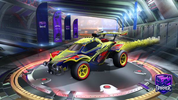 A Rocket League car design from dqz9999