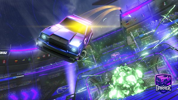 A Rocket League car design from Stevenapp