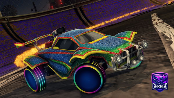 A Rocket League car design from Kuziolek