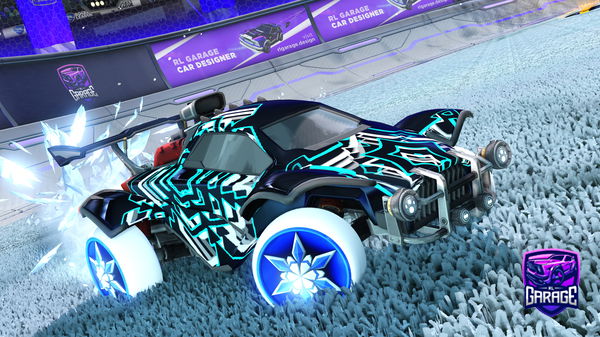 A Rocket League car design from BigBlueLight260