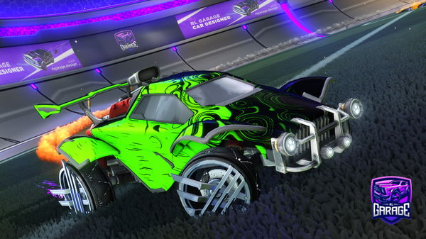 A Rocket League car design from vSxolarLy