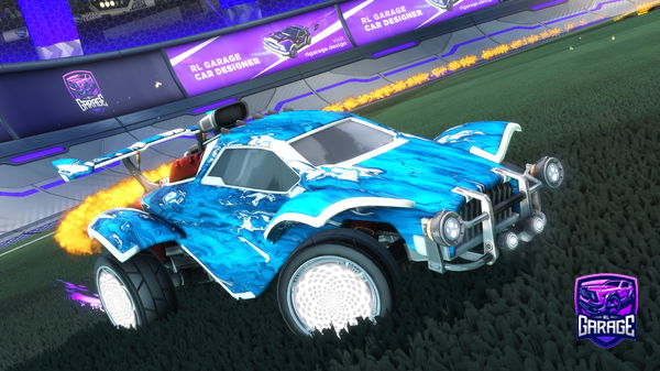 A Rocket League car design from ItzCl0udzRL