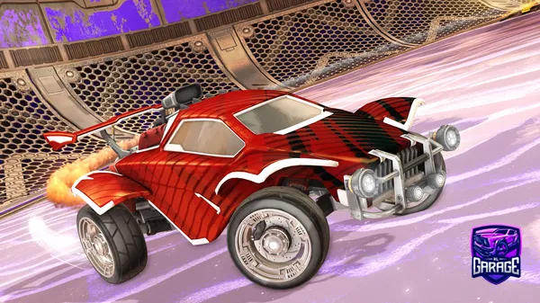 A Rocket League car design from Letsgo12