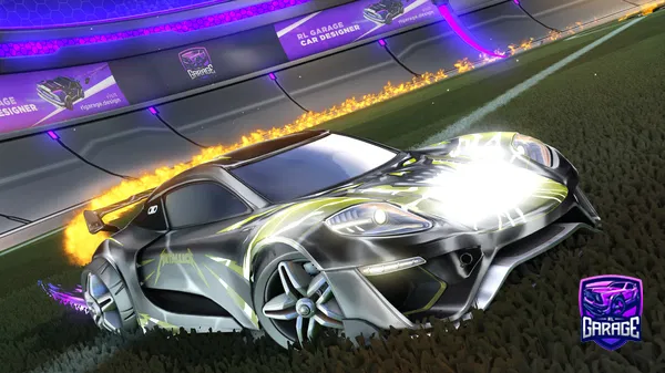 A Rocket League car design from Fifoludek