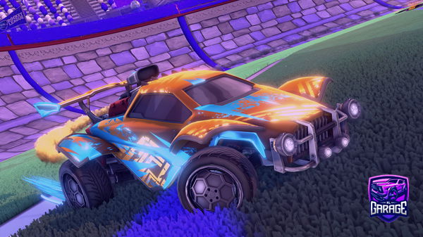 A Rocket League car design from Axelrd143