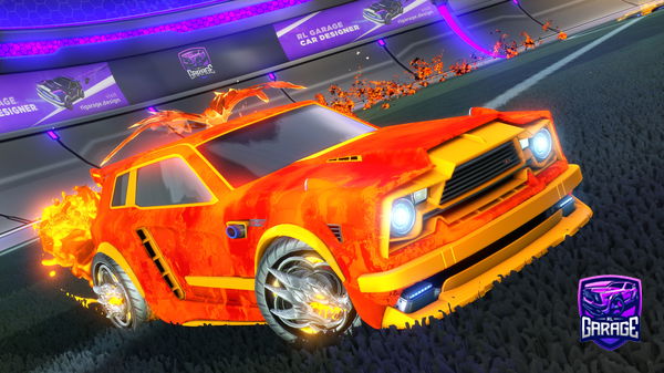 A Rocket League car design from BW1