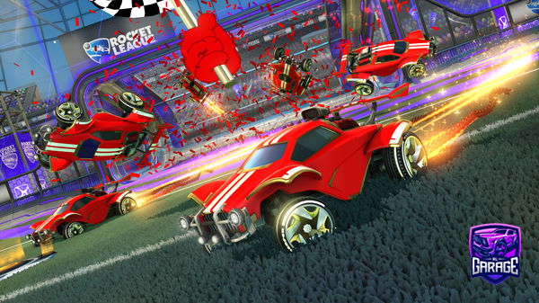 A Rocket League car design from BLOOZE_CLASSIX