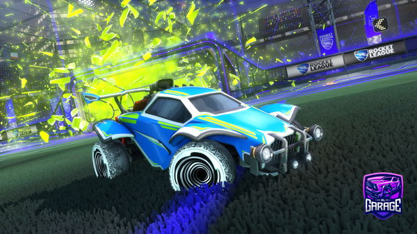 A Rocket League car design from ArkeySpikey