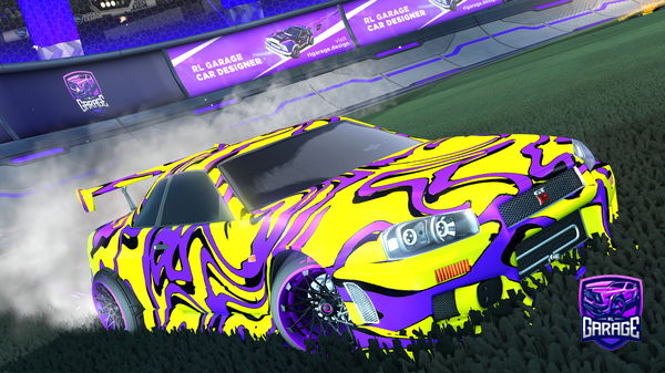 A Rocket League car design from AnodizedGirl