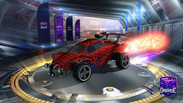 A Rocket League car design from VIGE3K