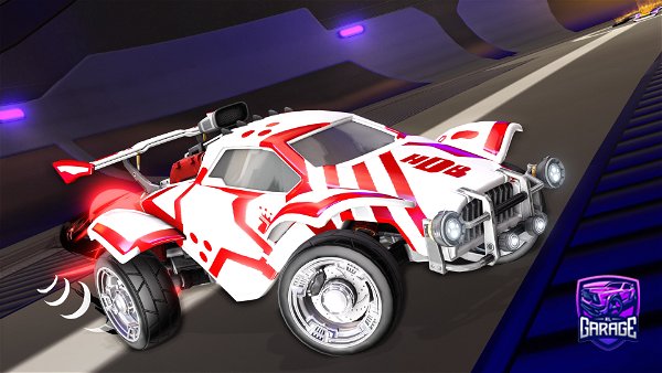A Rocket League car design from odis55