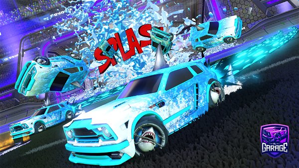 A Rocket League car design from GamingBloodCells