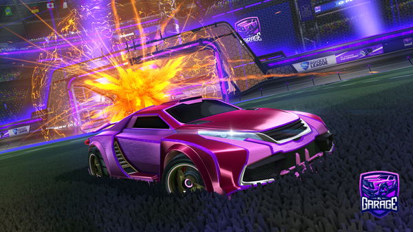 A Rocket League car design from Foxvel